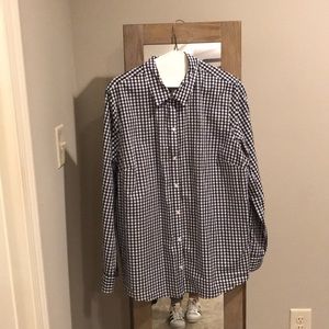 Navy Gingham shirt